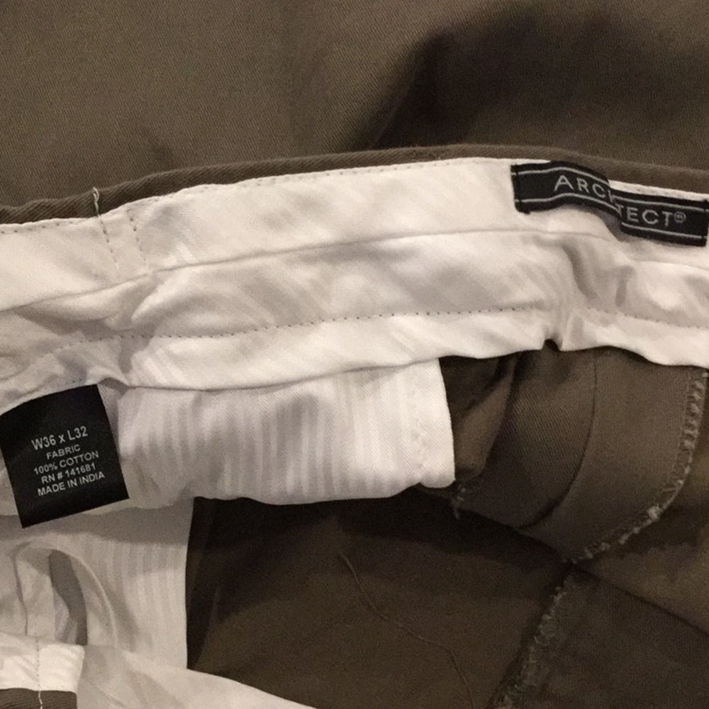 🔥 Architect~~Green Khaki’s~~Men’s 34/32 🔥 - Picture 4 of 8